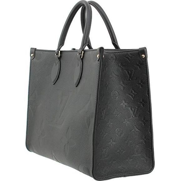 Louis Vuitton On The Go MM Tote Bag Shoulder Bag Monogram Implant - Picture 4 of 11